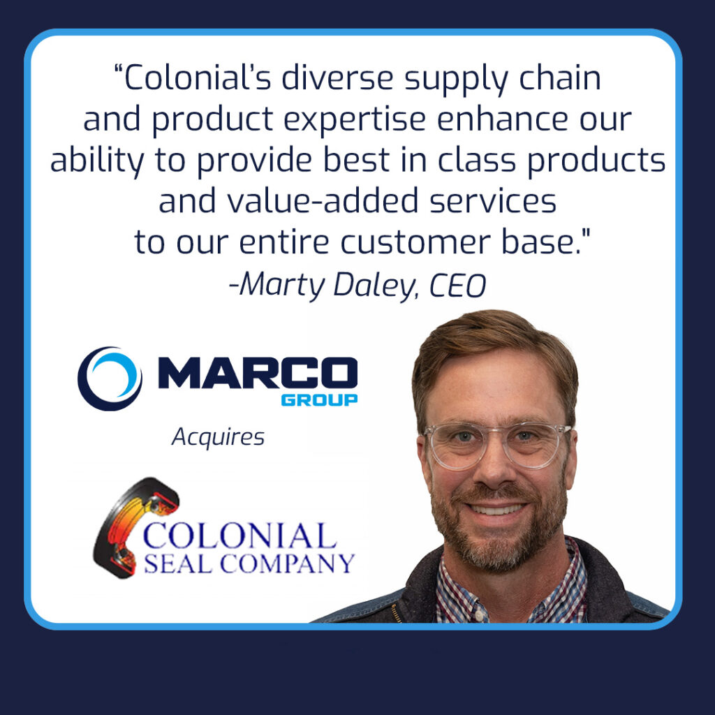 Marco Group acquires Colonial Seal Company