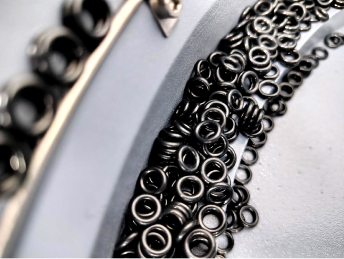 O-rings in vibration bowl