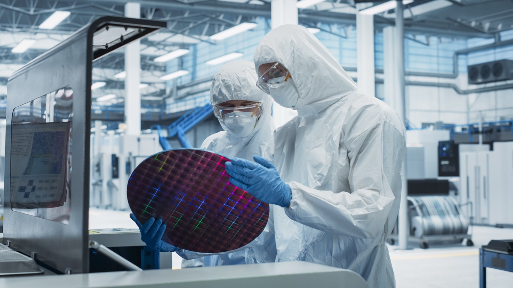 Materials for clean room applications - semiconductor wafer